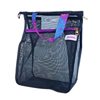 Black Mesh Double Pocket Sponge Bag - by Jest Paint