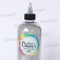 Mama Clown Cosmetic Glitter - Silver Rainbow - 60ml Puffer Bottle