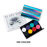 Mehron Gypsy Shrine Face and Body Make up Palette with Jewel Set - Black Night 
