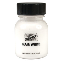 Mehron Hair White with brush - 30ml