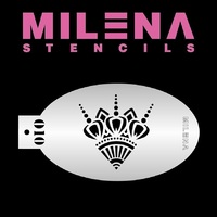 Milena Stencil - Henna Centrepiece - 010