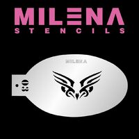 Milena Stencil - Tribal Centrepiece - 03