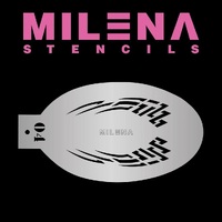 Milena Stencil - Jagged Tribal - 04