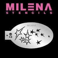 Milena Stencil - Comic Stars - 07
