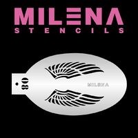 Milena Stencil - Long Wings - 08