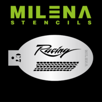 Milena Stencil - Racing Tyre - C7