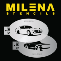 Milena Stencil - Classic Muscle Car Stencil Set - D15