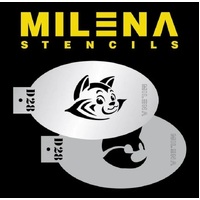 Milena Stencil – Striped Cub Stencil Set – D28
