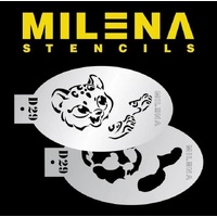 Milena Stencil – Spotted Cub Stencil Set – D29