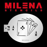 Milena Stencil - Playing Cards - P3