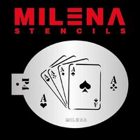 Milena Stencil - Ace of Spades - P4