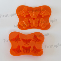 Silicone Mould - 3D Butterfly 14 x 10.3 x 1.5cm - approx