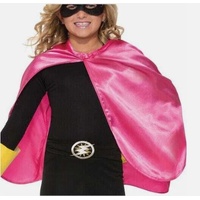 Be Your Own Hero Child Sized Cape - Rose Pink - Costume Dress Up