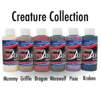 ProAiir 2oz Hybrid Airbrush Makeup Set - Mythical Creatures - 6 x 2oz Pack Collection