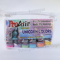ProAiir 2oz Hybrid Airbrush Makeup - Unicorn 6 Pack Kit
