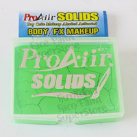 ProAiir Solid Singles - Neon Green - Water Resistant Brush on Make Up singles - 14 grams