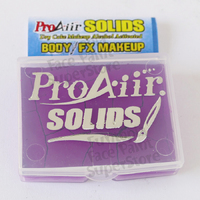ProAiir Solid Singles - Neon Violet - Water Resistant Brush on Make Up singles - 14 grams