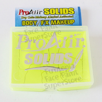 ProAiir Solid Singles - Neon Yellow - Water Resistant Brush on Make Up singles - 14 grams