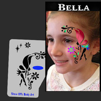Showoffs Body Art StencilEyes Profile Stencil  - Bella Fairy
