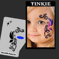 Showoffs Body Art StencilEyes Profile Stencil - Tinkie Fairy
