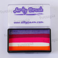 Arty Brush Rainbow Cake 28g - Hibiscus by Silly Farm