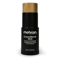 Mehron CreamBlend Makeup Foundation Stick 21g - Metallic Gold Shimmer No. 400GD