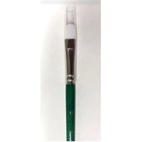 Superstar NICK WOLFE's Signature Filbert Brush No. 12 (green) - 10mm width