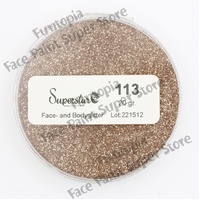 Superstar Cosmetic Glitter – Fine Bronze - 20g No. 113