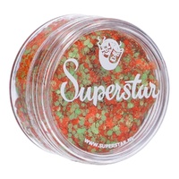 Superstar Chunky Glitter Cream Blend - Green & Orange - 10g
