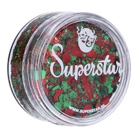 Superstar Chunky Glitter Cream Blend - Red & Green - 10g