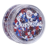 Superstar Chunky Glitter Cream Blend - Red, White & Blue - 10g