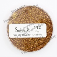 Superstar Cosmetic Glitter – Fine Gold Royal - 20g No. 112