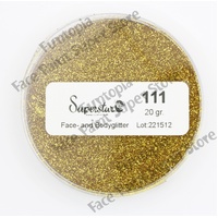 Superstar Cosmetic Glitter – Fine Gold Sun - 20g No. 111