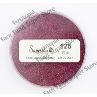 Superstar Cosmetic Glitter – Fine Magenta - 20g No. 125