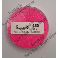 Superstar Cosmetic Glitter – Crystal Pink UV Glow - 20g No. 480