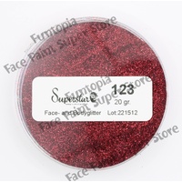 Superstar Cosmetic Glitter – Fine Red Wine - 20g No. 123