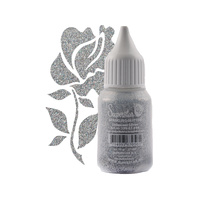 Superstar Cosmetic Glitter – Holographic Silver - 10g Puffer Bottle No. 056