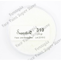 Superstar Cosmetic Glitter – White with Blue Holographic - 20g No. 310