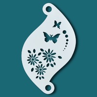 Superstar Mylar Reusable Stencil - Flower Power, Daisy, Butterfly,  Spots No. 08