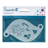 Superstar Mylar Reusable Stencil - Winder Candy, Gingerbread, Candy Cane, Holly, Tree No. 100
