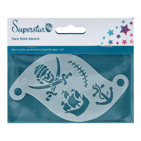Superstar Mylar Reusable Stencil - Pirate, Ship, Scar, Anchor, Sword No. 63