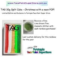 TAG 30g One Stroke Split Cake - Christmas - with FREE BONUS