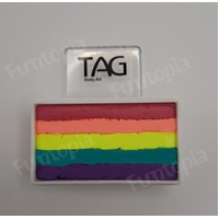 Funtopia's Rainbow Collection - 30g One Stroke Split Cake - Fruit Punch