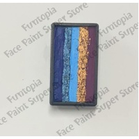 Funtopia's Rainbow Collection - 30g One Stroke Split Cake - Gemstone