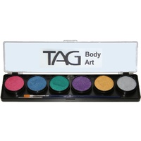 TAG Body Art 6 x 10g Pearl Colour Palette