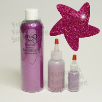 TAG Body Art BIO Biodegradable Cosmetic Glitter - Fuchsia Pink - 250ml