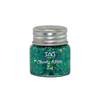 TAG Body Art 20ml Chunky Glitter Gel - Aqua