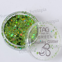 TAG Body Art Chunky Glitter 10g - Green