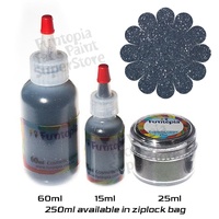 TAG Body Art Cosmetic Glitter - Black - 60ml Puffer Bottle