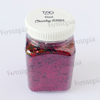 TAG Body Art Chunky Glitter Red - 200g 